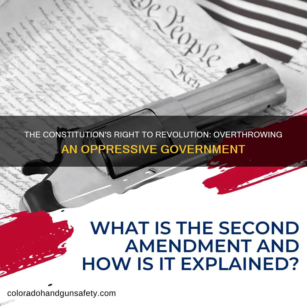 what clasue of constitution allows to throw off govt