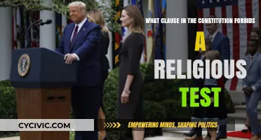 Religious Tests: The Constitution's No-Go Clause