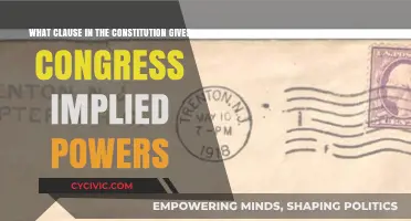 The Constitution's Elastic Clause: Congress' Implied Powers