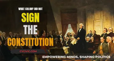 The Lone Colony: The Constitution's Missing Signature