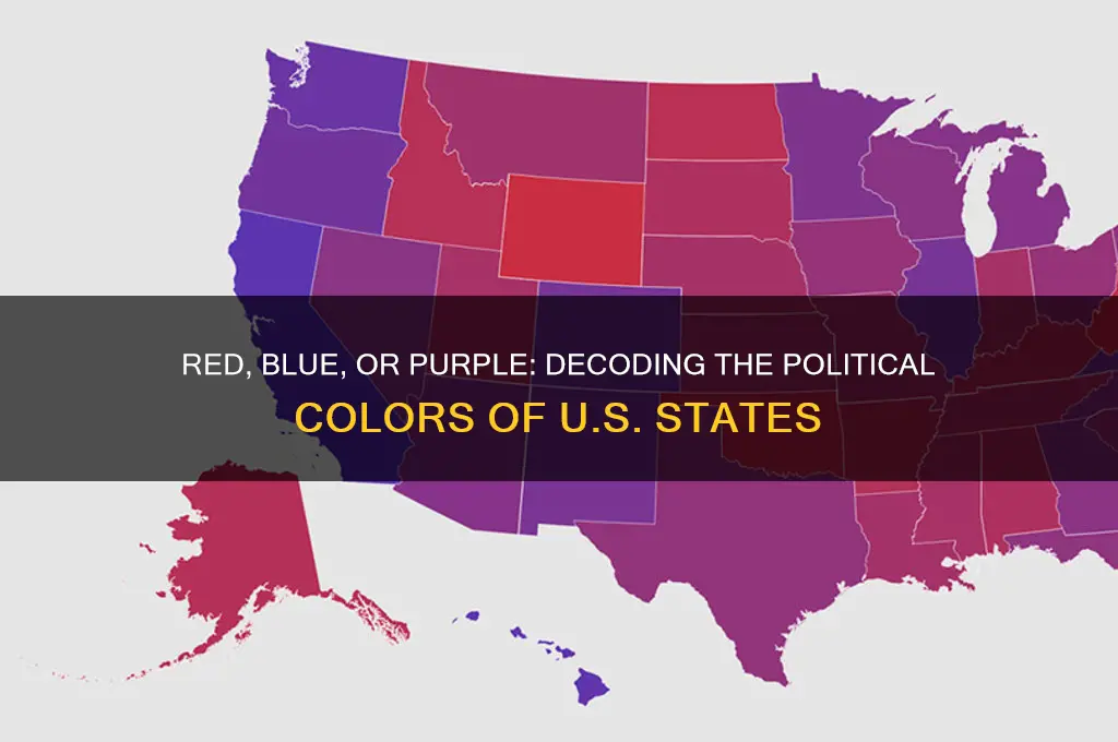 what color are the states political parties