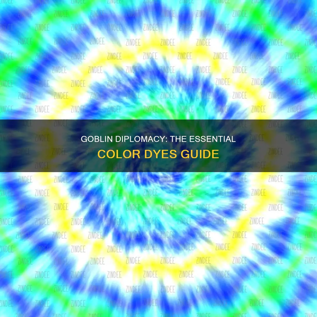 what color dyes do you need for goblin diplomacy
