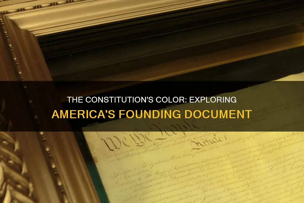 what color is the color of the constitution