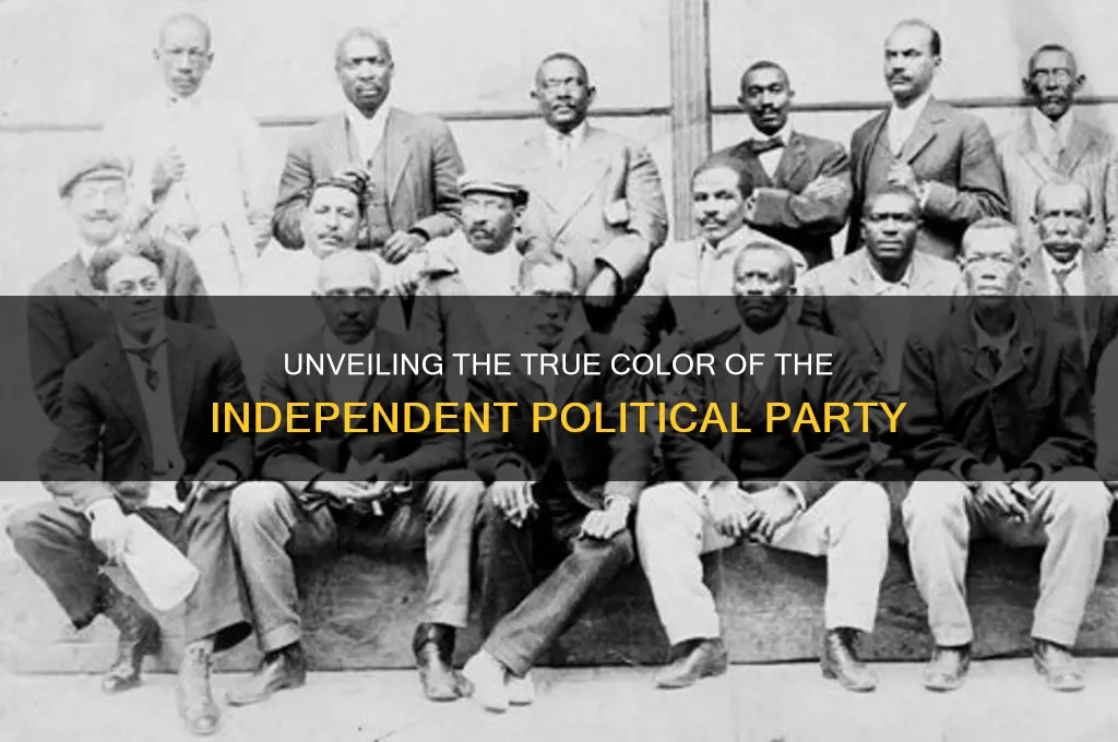 what color is the independent political party
