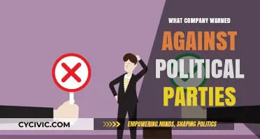 Corporate Caution: Which Company Warned Against Political Parties?