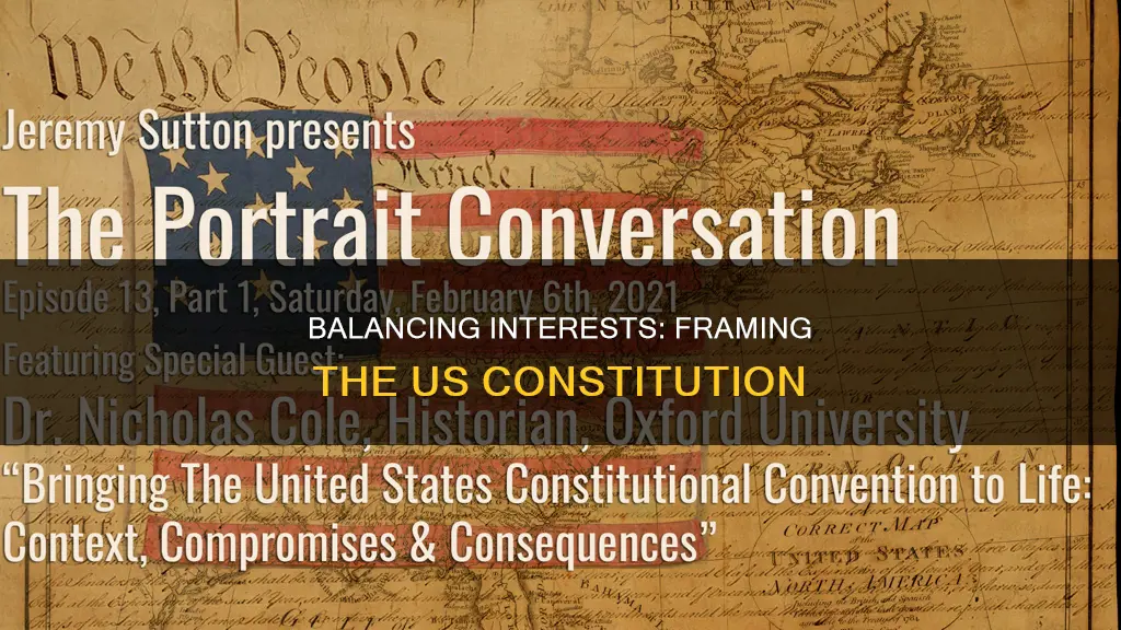 what competing interests were balanced in writing the constitution