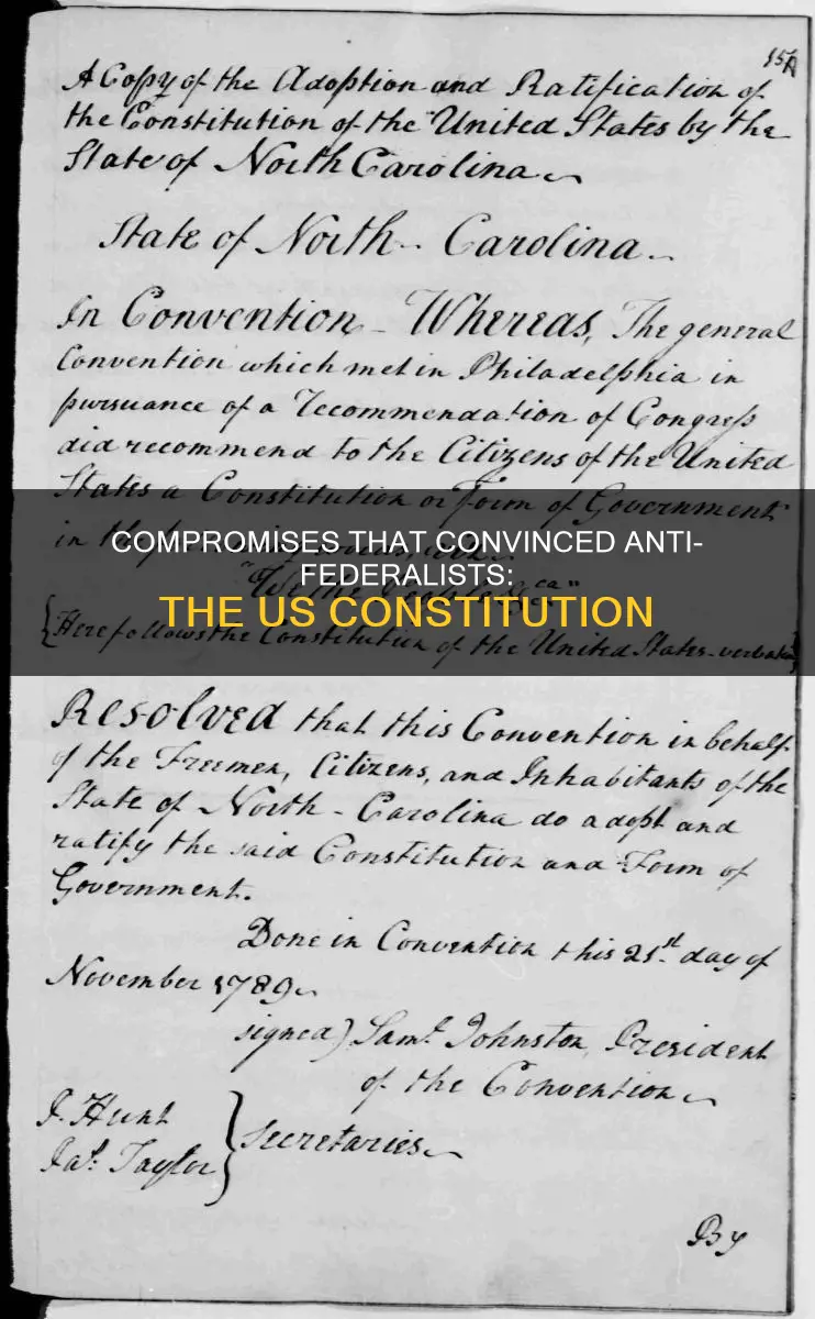 what compromises to the constitution conviced the anti-feeralist