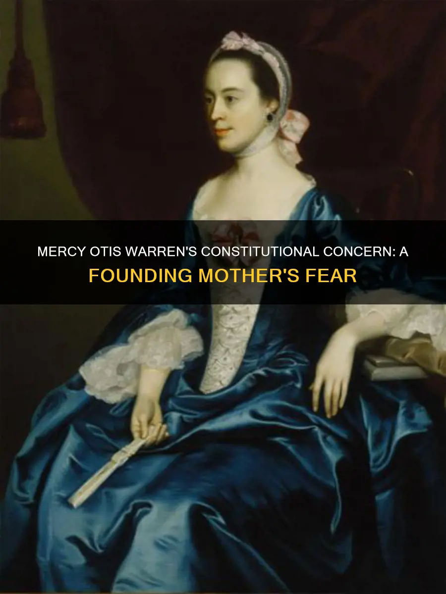 what concern did mercy otis warren have about the constitution