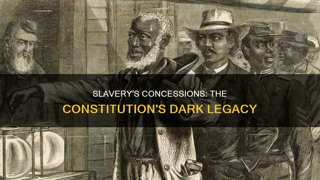 what concessions to slavery were included in the constitution
