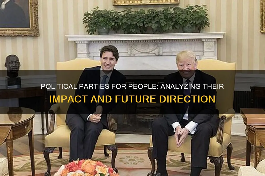 what conclusion can you make regarding political party for people