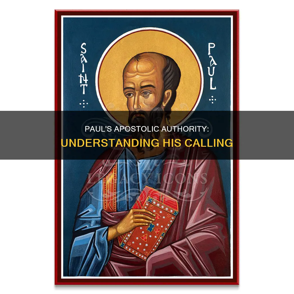 what constituted paul being an apostle and why