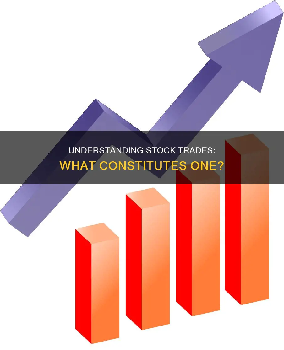 what constitutes 1 trade in the stock market