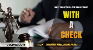 Theft by Check: Understanding Fifth-Degree Charges