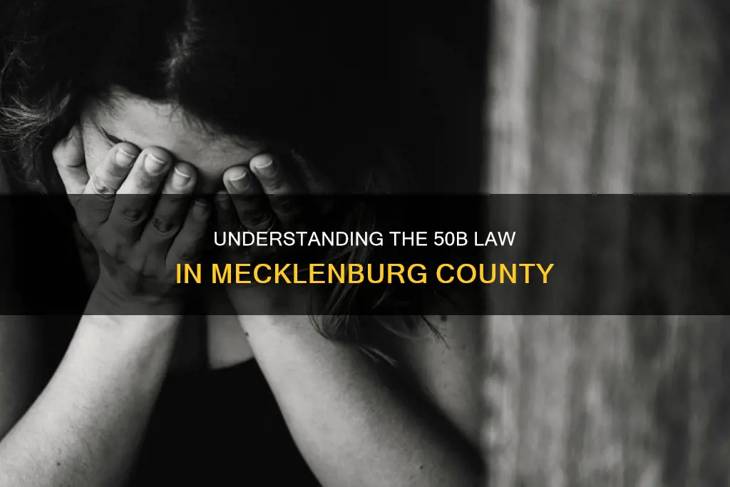 what constitutes a 50 b in mecklenburg county