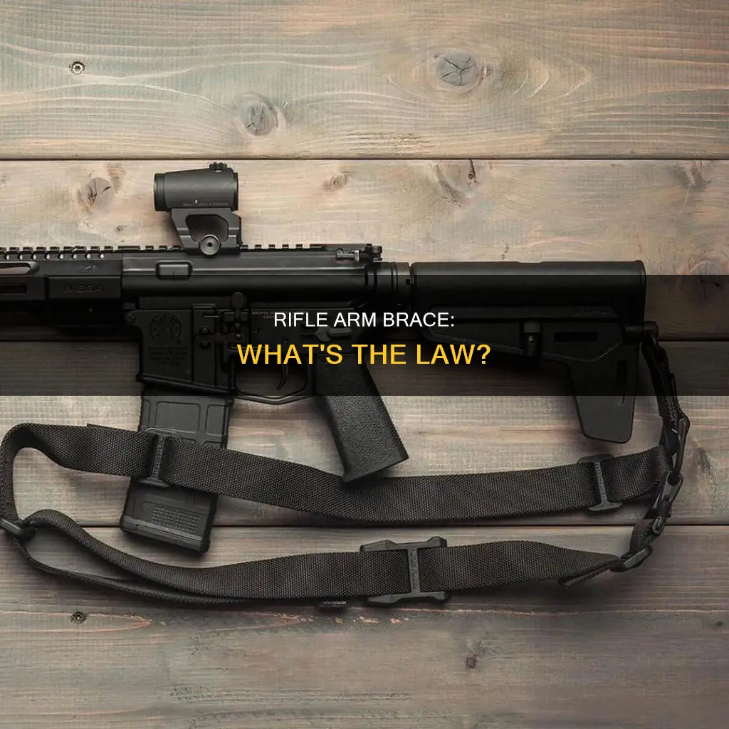 what constitutes a arm brace on a rifle