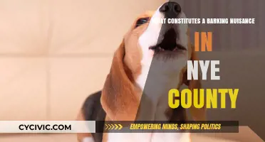 Nye County Barking Nuisance: Understanding the Law