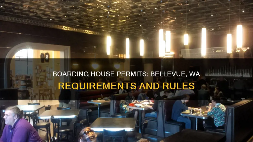 what constitutes a boarding house permit in bellevue wa