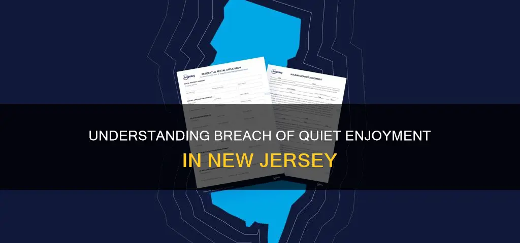 what constitutes a breach of quiet enjoyment in nj