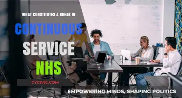 Understanding Breaks in Continuous NHS Service