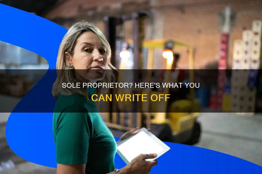 what constitutes a business expense for a sole proprietor