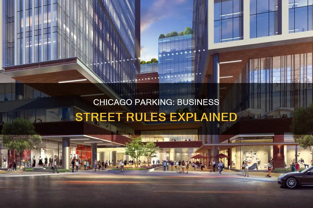 what constitutes a business street in chicago parking