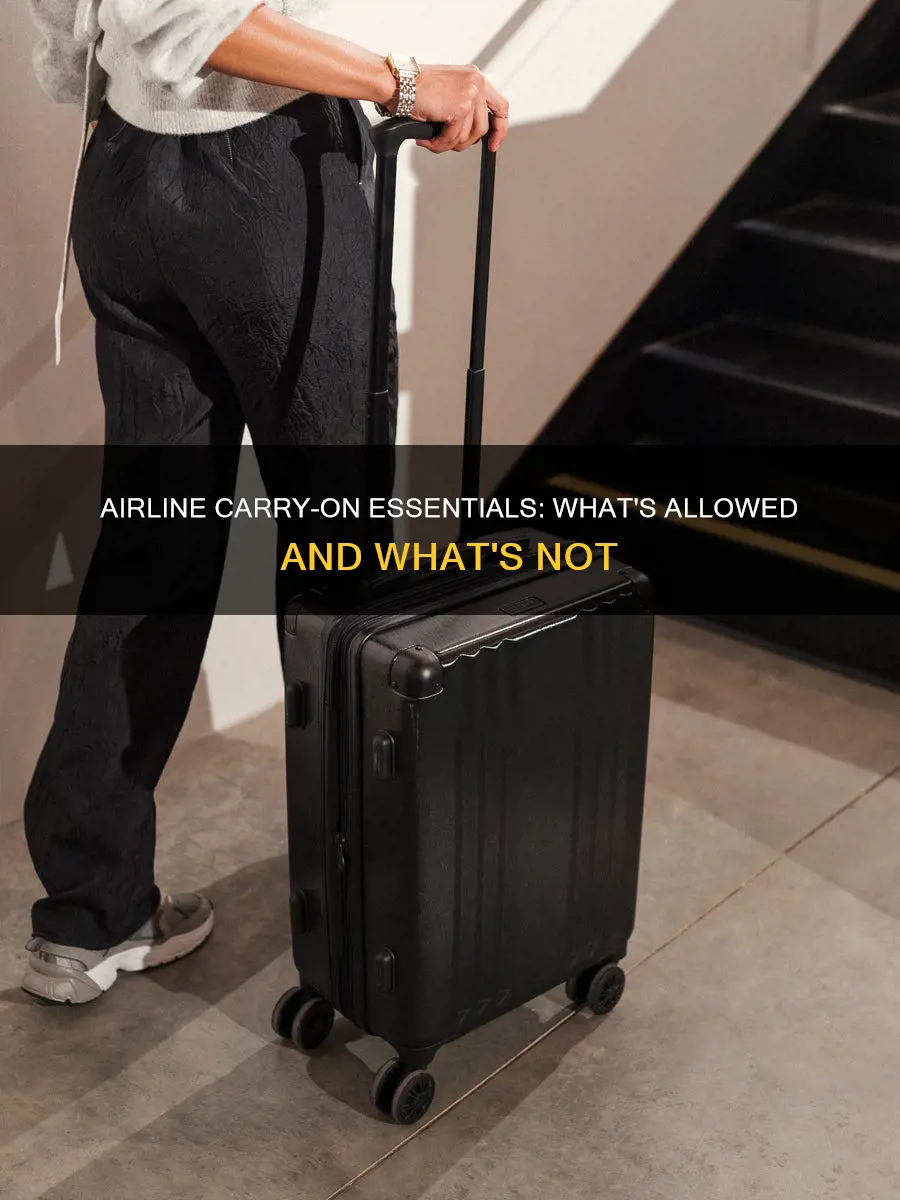 what constitutes a carry on item for an airline