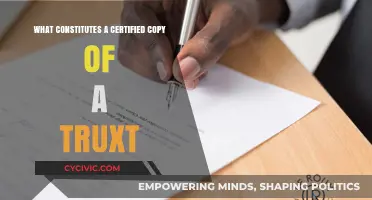 Understanding Certified Copies of a Trust: What Counts?