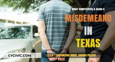 Texas Class C Misdemeanor: Understanding the Basics