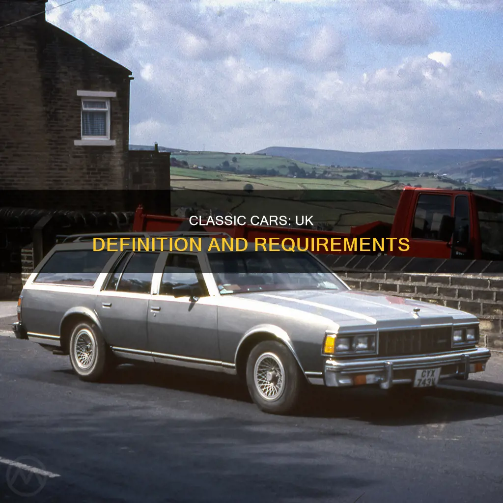 what constitutes a classic car in the uk