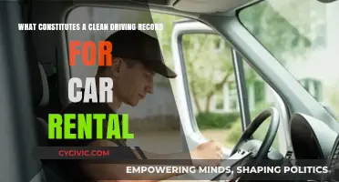 Maintain a Clean Driving Record for Easy Car Rentals