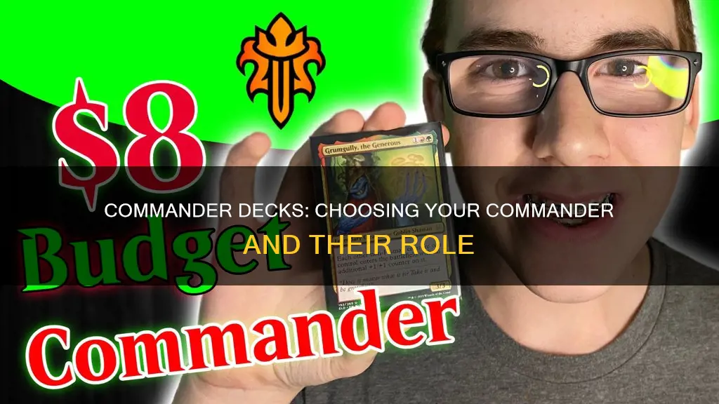 what constitutes a commander in a commander deck