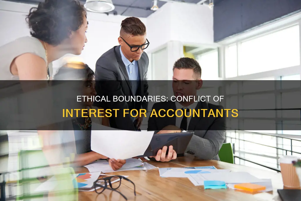 what constitutes a conflict of interest for an accountant
