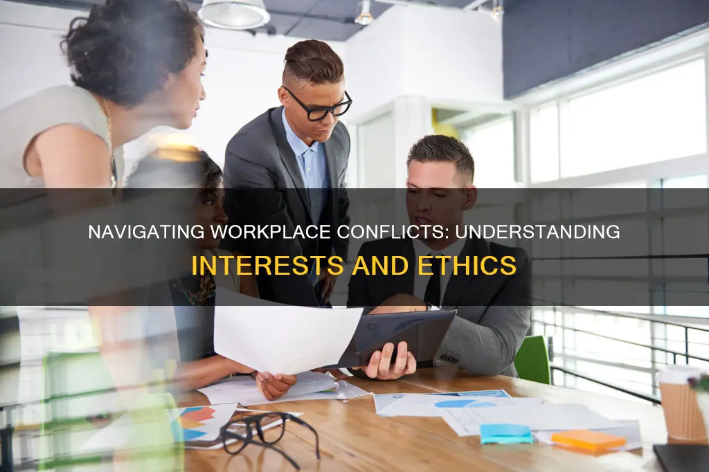what constitutes a conflict of interest in the workplace