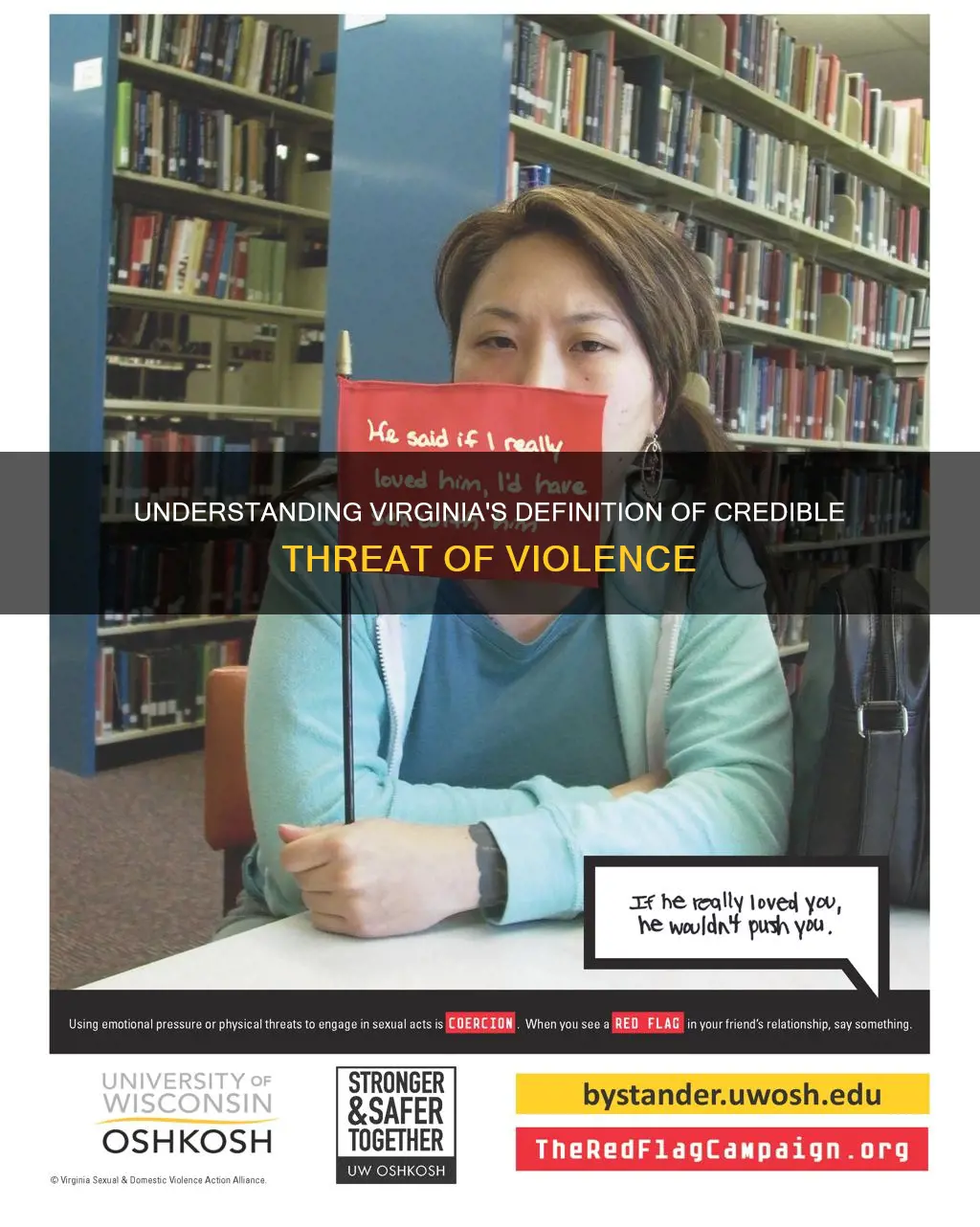 what constitutes a credible threat of violence in virginia