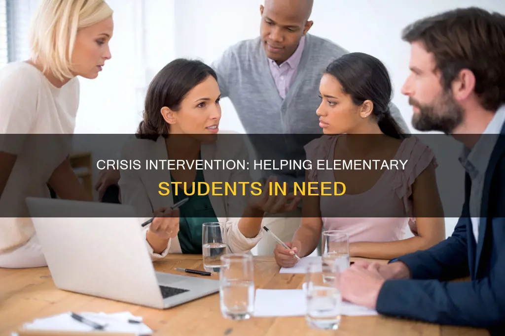 what constitutes a crisis for intervention in eementary school