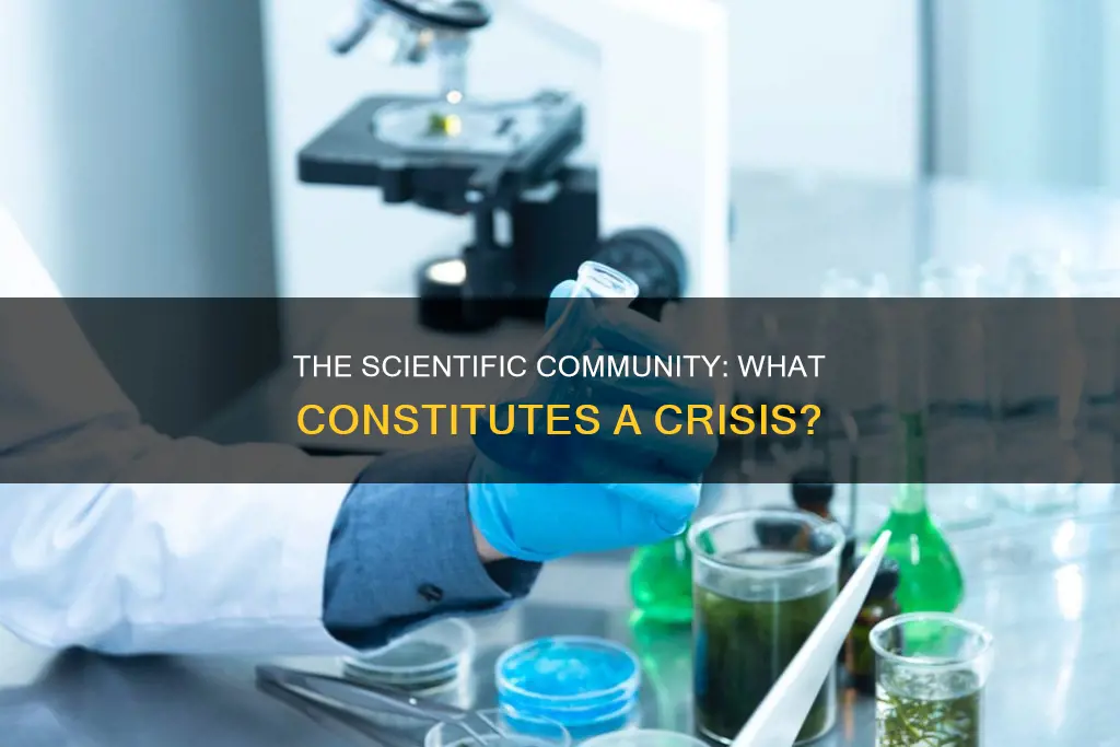 what constitutes a crisis in the scientific community kuhn