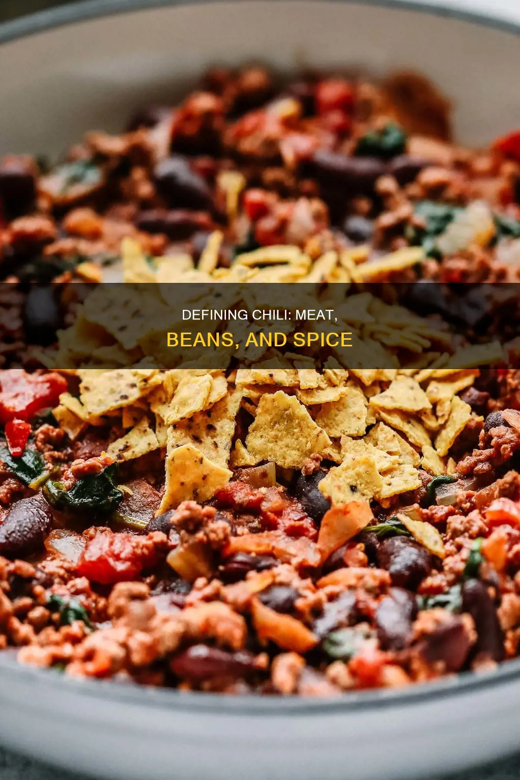 what constitutes a dish to be called chilli