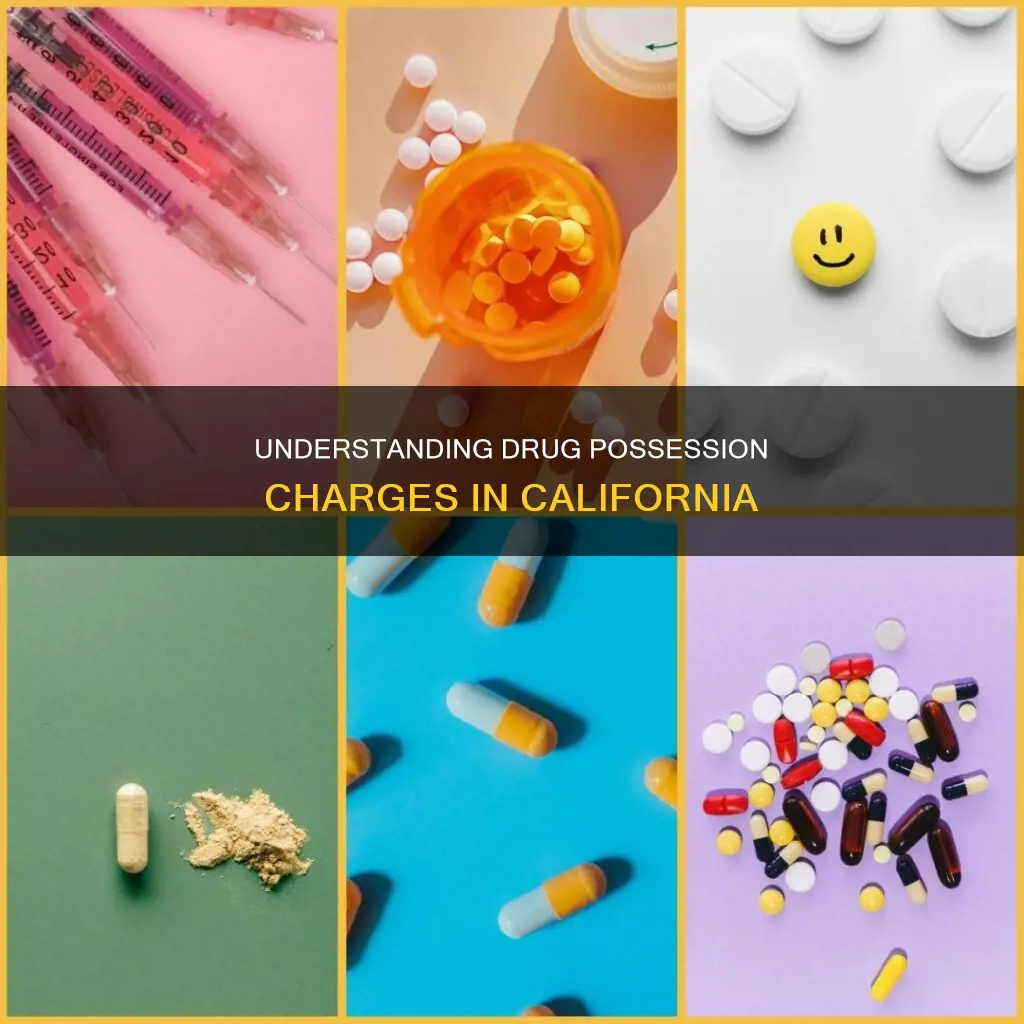 what constitutes a drug possession charge in california