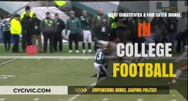 Fair Catch Signals: College Football Rules Explained