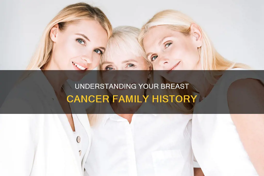 what constitutes a family history of breast cancer