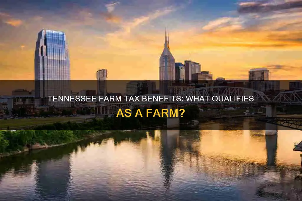 what constitutes a farm for tax purposes in tennessee