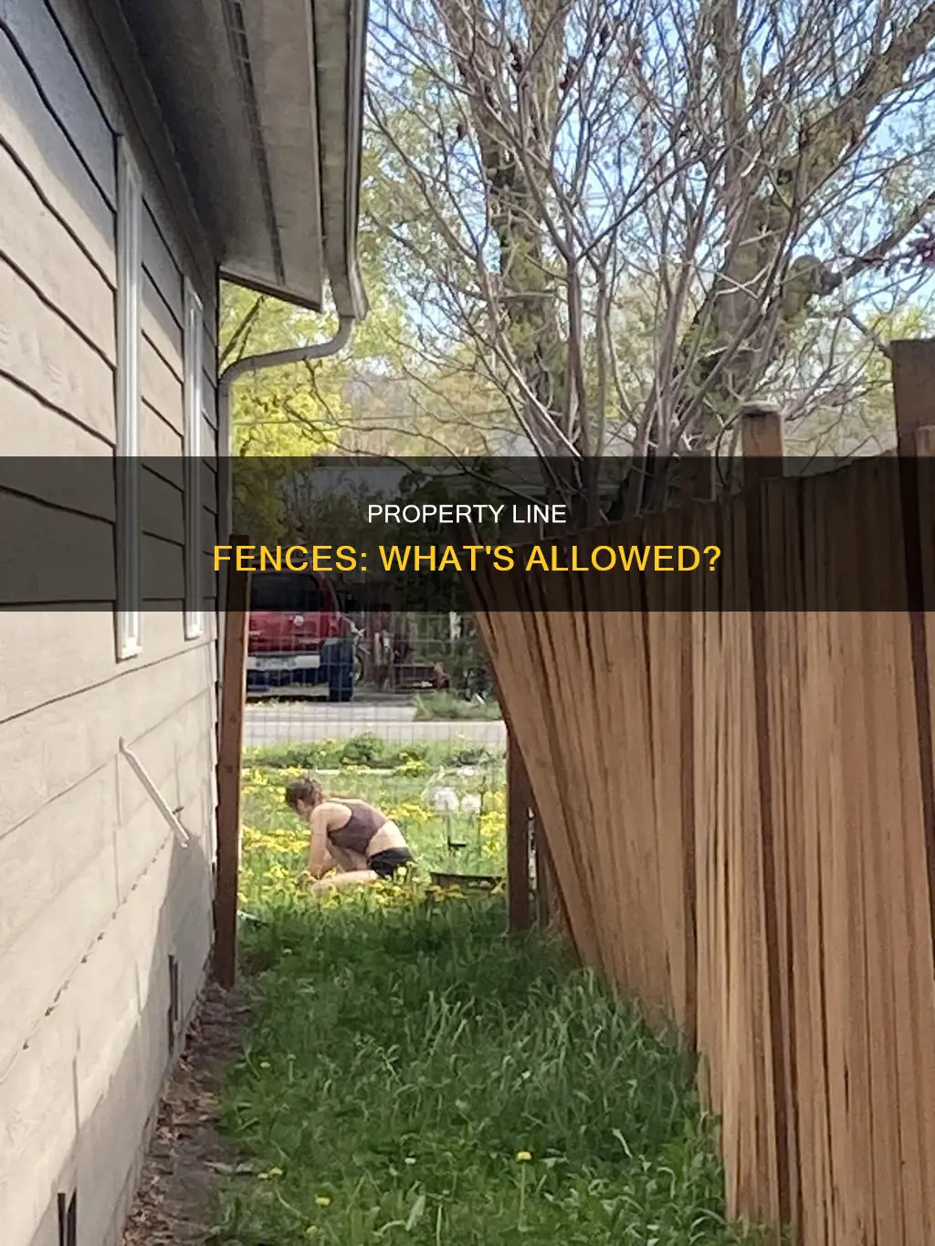 what constitutes a fence along a property line