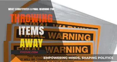 When Decluttering, What's Worth a Final Warning?