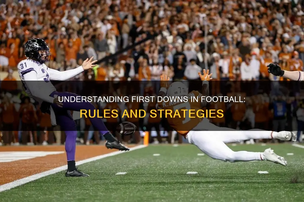 what constitutes a first down in football