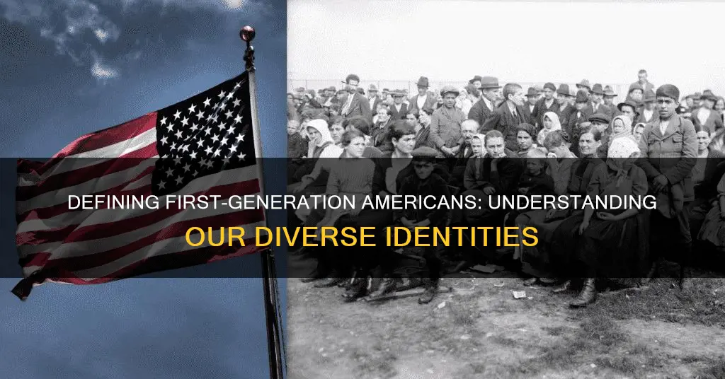 what constitutes a first generation american