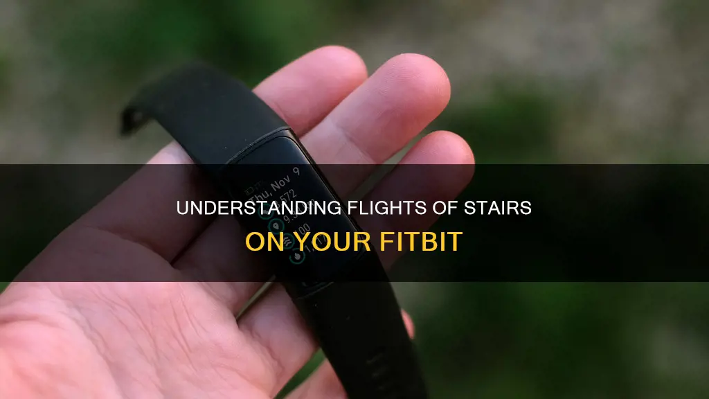 what constitutes a flight of stairs on fitbit