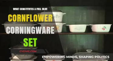 Blue Cornflower Corningware: What's in a Full Set?
