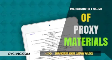 Proxy Materials: What's in a Full Set?