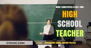 High School Teachers: Full-Time Roles and Responsibilities