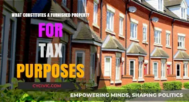 Furnished Property Tax: What Counts as Furnished?